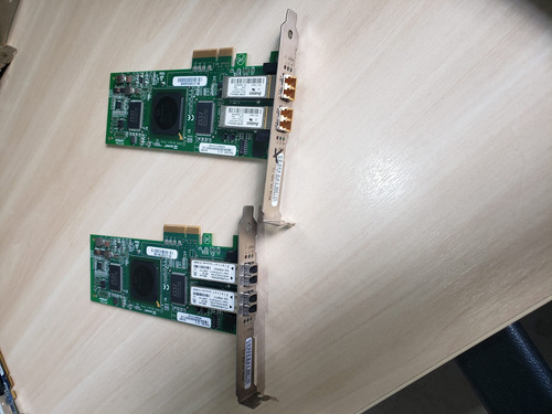 Placa Rede Dupla Qlogic Qle2462 4gbps Pci-e Fibra