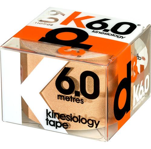 Cinesiology Tape 3D Bandage Premium 6 Metros Bege