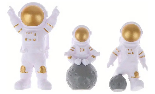 Tres (3) Figuras De Astronautas