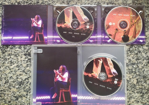 Maria Bethânia - Amor Festa Devoção Ao Vivo - Dvd + Cd Duplo (Usado)