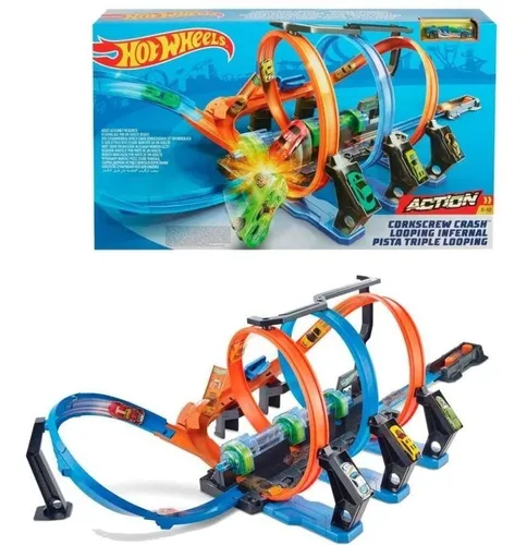 Pista de choques outlet de hot wheels
