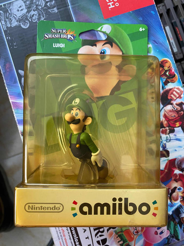 Amiibo Luigi Smash Bros!!! 1a Edición