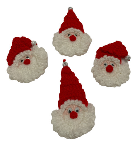 Crochet Papa Noel Adorno Árbol De Navidad