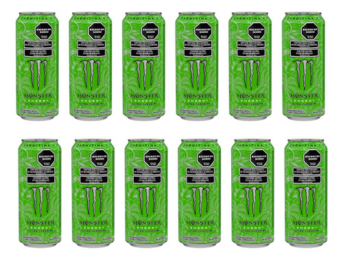  Monster Energy Ultra Paradise 473ml X12 Zetta Bebidas