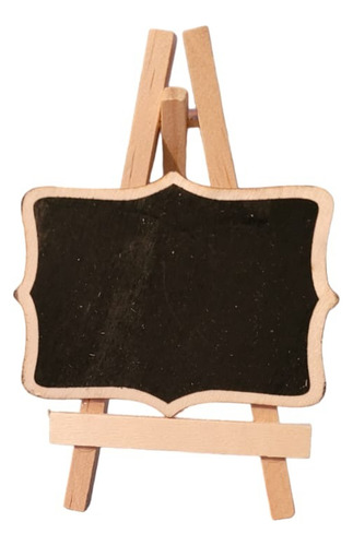 Pack 12 Pcs De Mini Letreros De Madera A Tiza
