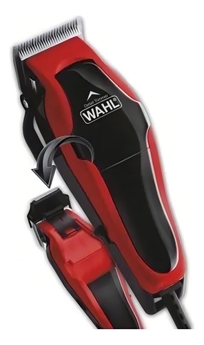 Cortadora De Cabello Wahl Clip ´n Trim Cuchillas Auto Afilables Motor Power Drive Roja 110v