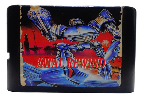 Fatal Rewind Mega Drive Sega Fita Antiga