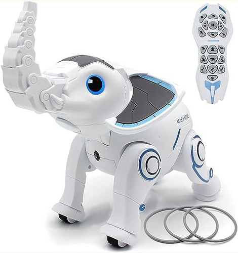 Robot Toys Control Remoto Robótico Elefante Rc Programac Rcn