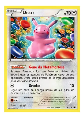 Carta Pokémon Ditto Xy Promo 40