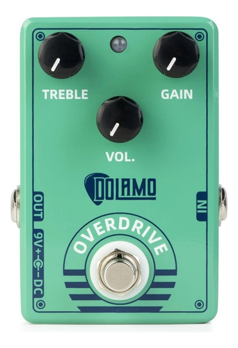 Pedal De Efecto Overdrive Dolamo D-12 Para Guitarra Y Bajo