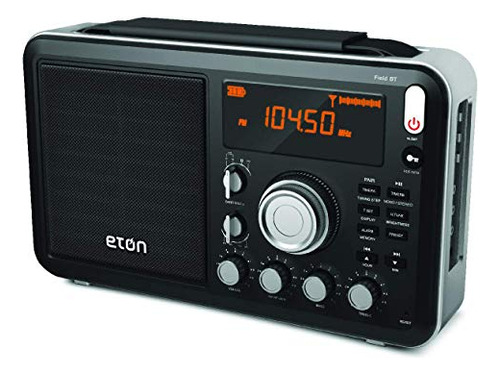 Eton Field Radio Amfm Con Rds Y Onda Corta Color Negro Ngwfb