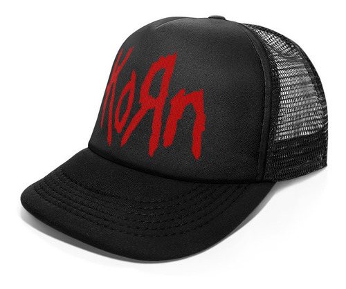 Imagen 1 de 2 de Gorra Trucker Korn Rock Musica Metal Eva Rain®