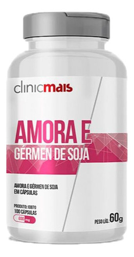 Amora E Gérmen De Soja 100 Cápsulas Clinic Mais