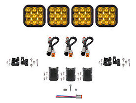 Ss5 Sport Universal Crosslink 4-pod Lightbar Yellow Driv Eei