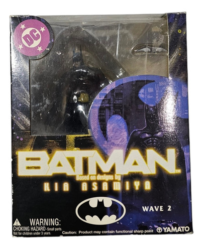 Batman Wave 2 Figura De Yamato Base Kia Asamiya Caja Abierta