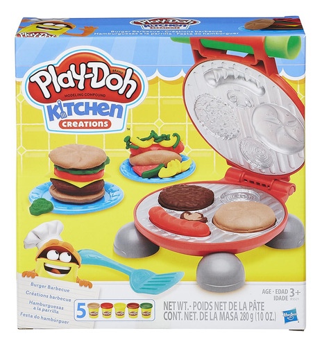 Play-doh Hamburguesas A La Parrilla