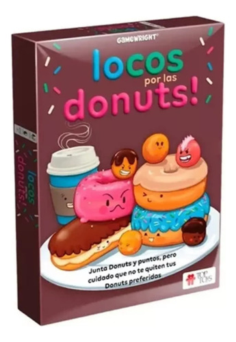 Juego Cartas Locos Por Las Donuts ! Juego Mesa Top Toys