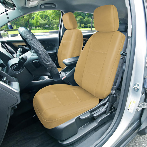 Fh Group Fh-pu007128 - Fundas De Asiento De Automóvil De 3 F