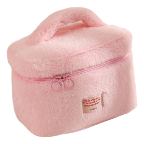 Bolsa De Maquillaje De Felpa, Bolsa De Artículos De Tocador