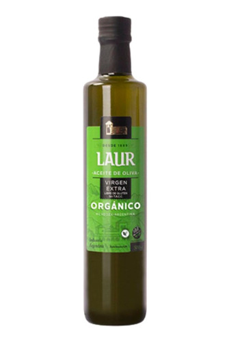 Aceite De Oliva Laur Virgen Extra Orgánico 500ml Blend