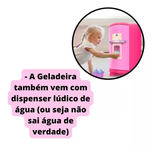 Brincadeira de Casinha - Sweet Fantasy - Geladeira - Gela