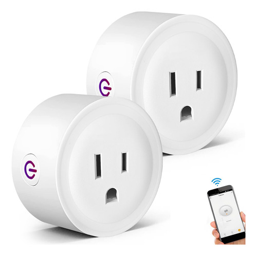 Enchufe Inteligente Wifi Y Bluetooth, Control Por Voz Y App