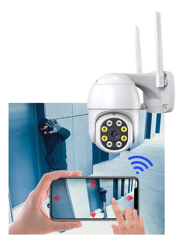 Cámara Ip Wifi De 2mp 1080p Resistente Al Agua Seguimiento