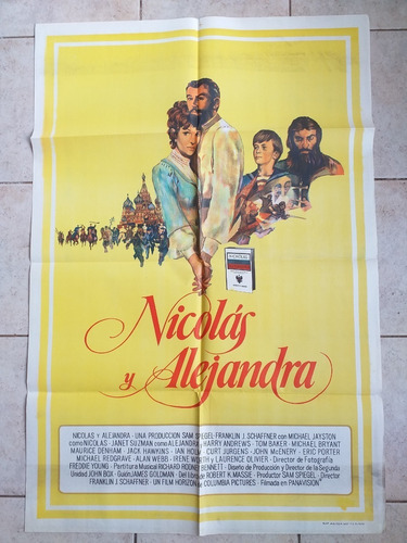 Antiguo Afiche Cine - Nicolás Y Alejandra *