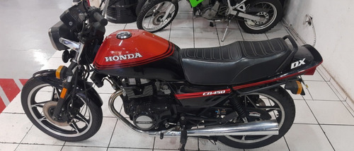 Honda Cb 450dx 1988 Vermelha Perfeita Toda Revisada