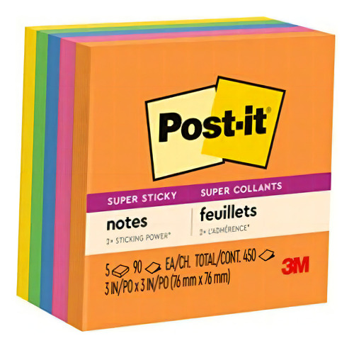 3m Post-it Notas Adhesivas Super Sticky Rio De Janeiro 3x3