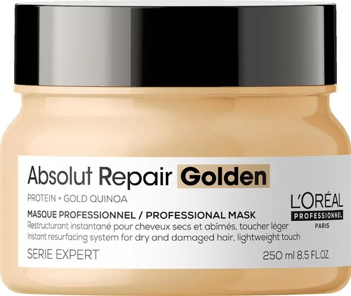 Máscara Loreal Absolut Repair Gold 250ml Dañado O Seco