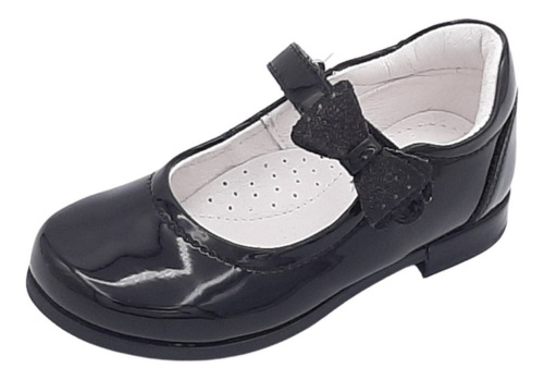 Zapato Escolar Niña Chabelo 68404-2-b Charol Negro 14.5 / 17