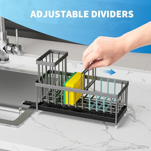 Portaesponjas Cisily Para Fregadero De Cocina, Soporte Para