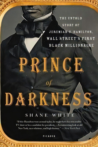 Prince Of Darkness, De Shane White. Editorial St Martins Press, Tapa Blanda En Inglés
