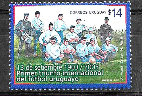 #9140 Uruguay 2003 Futbol Primera Victoria Internaciona Minh