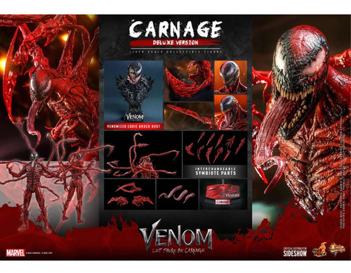 Hot Toys Carnage Venom Deluxe Version Fpx 1/6