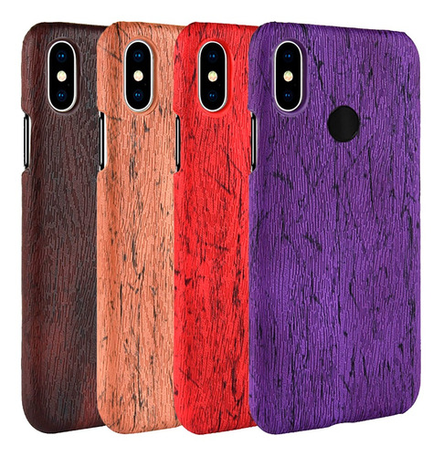 Estuche Protector Tipo Madera - Xiaomi Mi 8 Lite