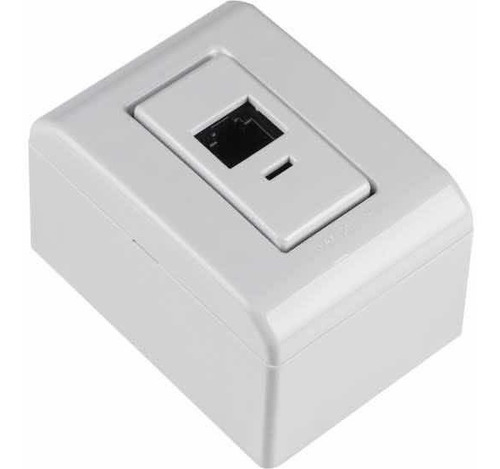 Kit 18 Caixa Sobrepor C/ Conector Keystone Rj45 Cat6 Lizflex