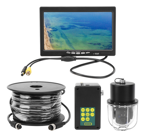 Equipo De Pesca: Cámara Submarina Tft Lcd De 7 Pulgadas, 20