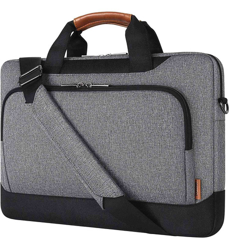 Funda Maletin Para Laptop 15,6  Universal | Gris / Correa