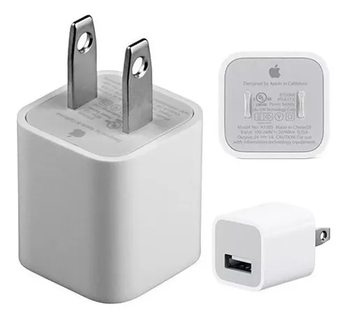 Cargador De Pared IPhone Original Cubo 5W - Impoluz  Tiendas Electrónica,  Seguridad Y Más, Contra Entrega.