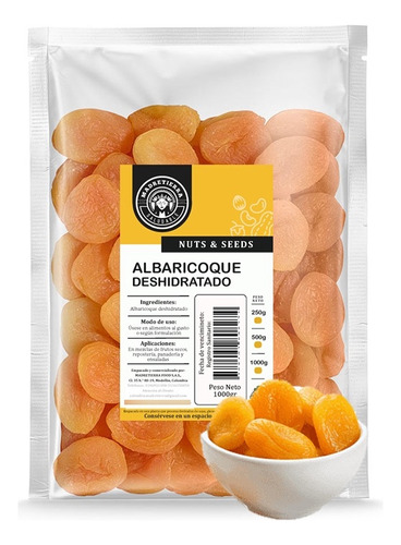 Albaricoque Deshidratado (1000gr) 1 Kil - Kg a $103