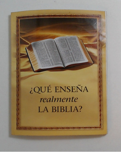 ¿qué Enseña Realmente La Biblia? - Aa.vv