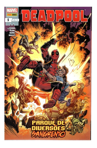 Deadpool Nº 5 - 5ª Série - Editora Panini 05 - Capa Mole - Bonellihq Cx130 J19