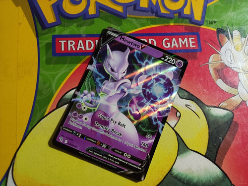 Mewtwo V, Carta Pokémon Original Y Nueva 