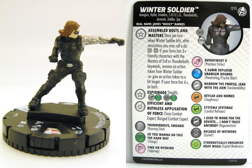 Heroclix Winter Soldier #015 Captain America And The Avenger (Usado)
