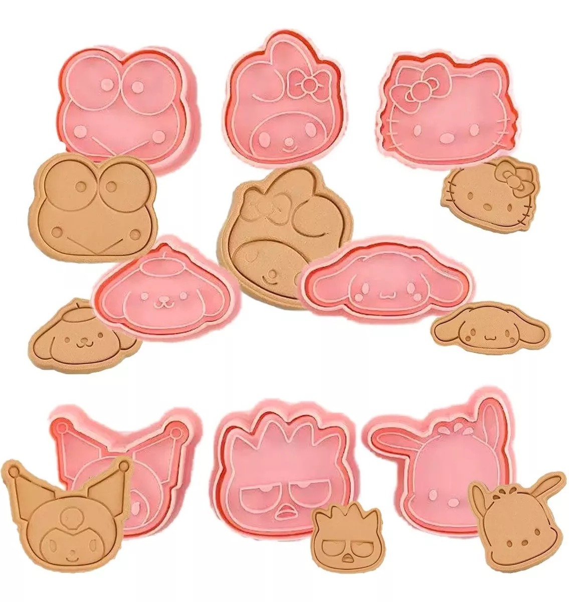 PasteleriaCL Hello Kitty Rosa Pack x 8