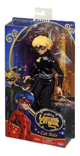 Muñeco Miraculous Pelicula The Movie Cat Noir 27cm Original