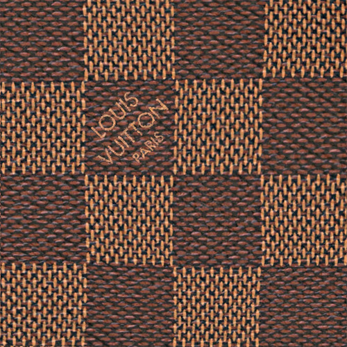 Cartera Neverfull Mm Damier Ebene Canvas L V Marrón Oscuro A Cuadros Oro Marrón Oscuro