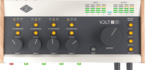 Interface de áudio USB para gravação de áudio universal Volt476P cor branca